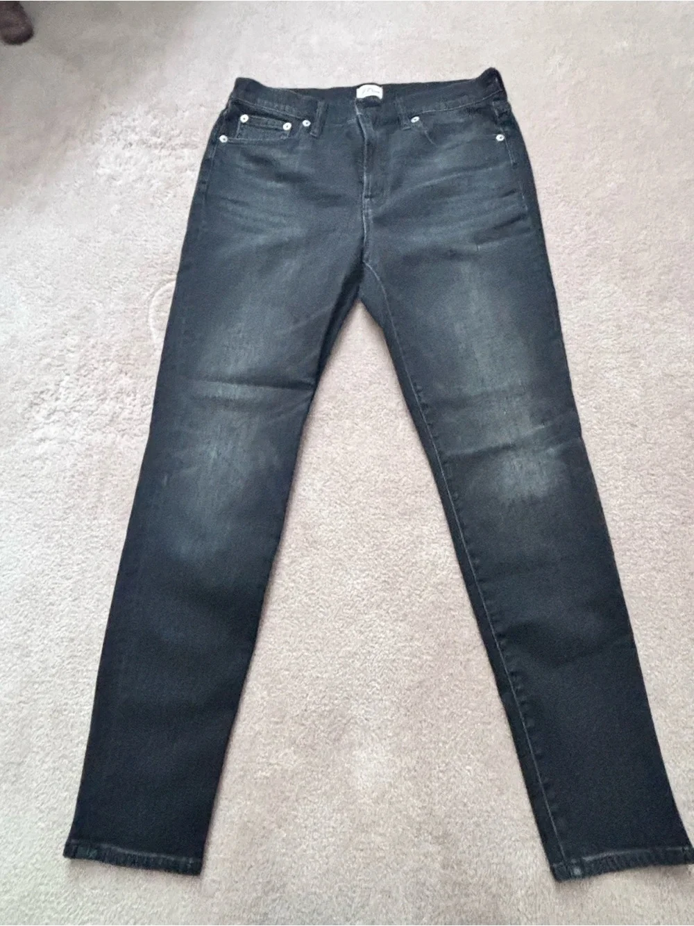 J. Crew Black High-Rise Skinny Jeans